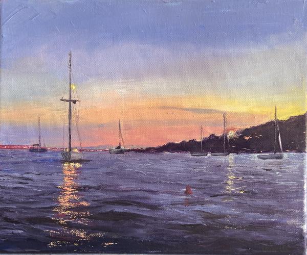 Este fényei (25x30 cm.)<br/>Olaj, vàszon<br/>A kép: 40 000 Ft<br/><br/><button onclick='sendEmail()' style='background-color: #333; color: white; border: none; padding: 10px 20px; text-align: center; text-decoration: none; display: inline-block; font-size: 16px; margin: 4px 2px; cursor: pointer;'>Kapcsolatfelvétel</button>