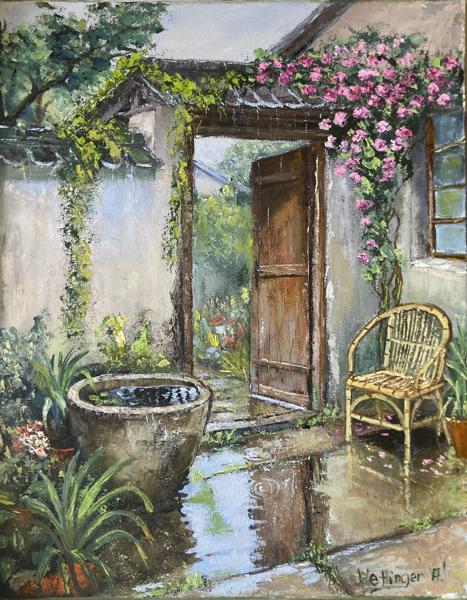 Belső udvar (50x40 cm)<br/>Olaj, vászon<br/>A kép: 110 000 Ft<br/><br/><button onclick='sendEmail()' style='background-color: #333; color: white; border: none; padding: 10px 20px; text-align: center; text-decoration: none; display: inline-block; font-size: 16px; margin: 4px 2px; cursor: pointer;'>Kapcsolatfelvétel</button>