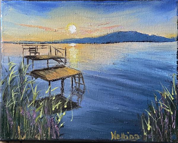 Lemenő nap fényei (20x20 cm)<br/>Olaj vászon<br/>A kép: 20 000 Ft<br/><br/><button onclick='sendEmail()' style='background-color: #333; color: white; border: none; padding: 10px 20px; text-align: center; text-decoration: none; display: inline-block; font-size: 16px; margin: 4px 2px; cursor: pointer;'>Kapcsolatfelvétel</button>