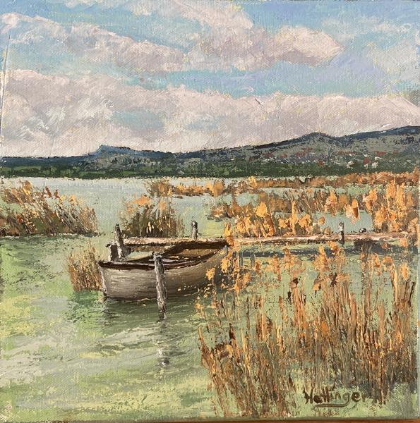 Tavasz a Balatonom (30x30 cm)<br/>Olaj, vászon<br/>A kép: 30 000 Ft<br/><br/><button onclick='sendEmail()' style='background-color: #333; color: white; border: none; padding: 10px 20px; text-align: center; text-decoration: none; display: inline-block; font-size: 16px; margin: 4px 2px; cursor: pointer;'>Kapcsolatfelvétel</button>